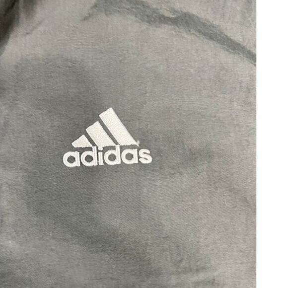 Women's Adidas Gray Full Zip Track Jacket White Stripes Athletic Large exc - Picture 6 of 11